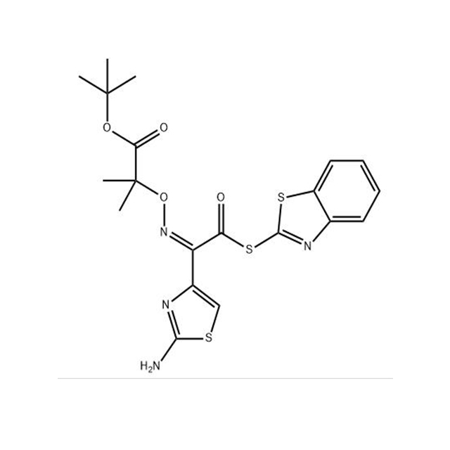 2-mercaptobenzothiazolyl- (z) - (2-aminothiazol-4-yl) -2- (Tert-butoxycarbonyl) isopropoxyiminoacétate (89604-92-2) C20H22N4O4S3